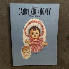 Effanbee's Candy Kid & Honey Paper Dolls 1997 John Axe Vintage Book Uncut Mint picture