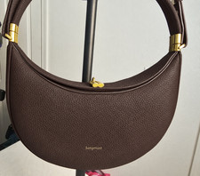 Songmont Luna Convertible Crescent Shoulder Bag Chocolate Brown Leather 4 in 1 picture