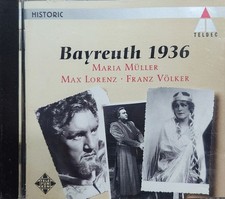 Bayreuth 1936 : Maria Muller, Max Lorenz, Franz Volker CD 1993 Teldec Wagner picture
