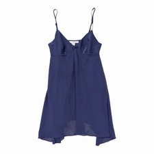 Vintage Victorias Secret Mesh Babydoll Chemise Dress Lingerie Size Small Purple picture