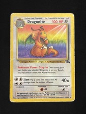 Dragonite 19/62 Fossil Regular Pokémon TCG - DMG picture