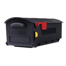 Architectural Mailboxes Patriot Plastic, Large, Post-Mount Mailbox in Black picture