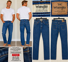 Wrangler Men's Straight Leg Regular Fit  Denim Jeans Medium Wash Stretch 33x33 picture