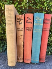 Lot of vintage Evelyn Waugh books some 1st edition  picture
