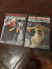 Bob Knight Coaching DVDs Lot of 2 picture