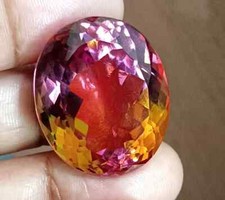 NATURAL Alexandrite (7 Color-Change) Oval Cut 71.85 Ct Loose Certified GEMSTONE picture