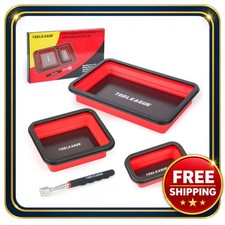 Silicone Magnetic Parts Tray Set with Pickup Pen 3 Sizes picture