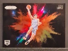 2025-26 Panini Prizm - KARIM LOPEZ - Basketball NIL  #7 ULTRA RARE COLOR BLAST picture