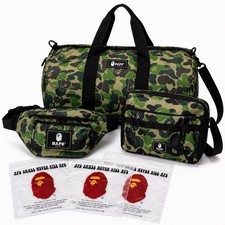 BAPE A Bathing Ape ABC Camo 3 Piece Bag Set Magazine Freebie Japan picture