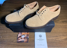 Joseph Cheaney Derby Sued Wye Crepe Sughero Shoes Men's. UK 8 F US 9. NIB. picture