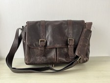 ONA The Prince Street Camera Messenger Bag Leather/Waxed Canvas 11
