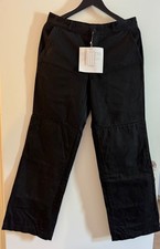 NWT Martin Margiela 0 10 Artisanal Black Pants Wide Leg picture