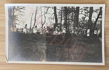 Antique 1910s Snapshot Women  White Dresses Occult Ritual Strange Secret Society picture