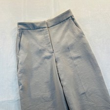 Wilfred Aritzia Wide Leg Trousers Gray High Waisted Dress Pants Size 8 115785 picture