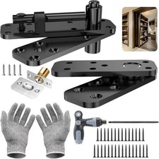Hidden Pivot Hinge, 570LBS Load-Bearing Heavy Duty Hardware for Bookcase, Murphy picture