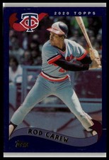 2020 Topps Archives #233 Rod Carew Purple #/175 picture