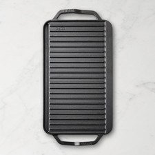Lodge Chef Seasoned Cast Iron Double Burner Reversible Grill/Griddle picture