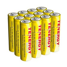 Tenergy Solla Rechargeable NiMH AA Battery, 1000mAh Solar Batteries for Solar Ga picture