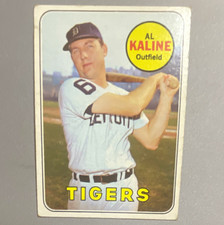 Topps 1969 Al Kaline Detroit Tigers Base Set #410 Baseball Card picture