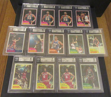 1981-82 Topps Basketball BGS Graded Lot Kareem Magic Erving Gervin McHale & More picture