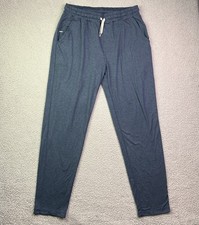 Vuori Sunday Joggers Mens M Blue Sweatpants Performance Tapered Gym Activewear picture