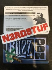 BLIZZCON 2008 08 World Of Warcraft POLAR BEAR LOOT CARD Big Blizzard Bear MOUNT picture