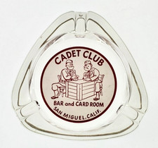 Vintage Ashtray / Cadet Club Bar and Card Room / San Miguel California CA picture