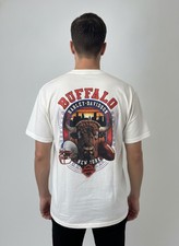 Harley-Davidson Buffalo NY Football White XL T-Shirt NWT picture