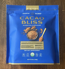 Earth Echo Cacao Bliss Superfood Elixir Blend 30 Servings Exp 7/2028 - New picture