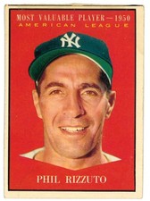 1961 Topps Phil Rizzuto Card #471 - 1950 MVP - New York Yankees picture