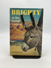 Vintage Brighty Of The Grand Canyon Marguerite Henry Brown PB 1972 USA Kids picture