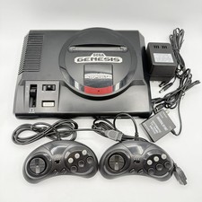 Vintage SEGA Genesis Console 1601 W/2 Controllers Cords Tested picture