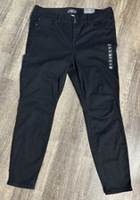NWT Torrid Black Jeggings Jeans 22T Tall High-Rise 3-Button Smoothing Waistband picture