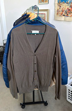 Maison Margiela Men’s Green Knit V-Neck Button-Front Cardigan Sweater M picture