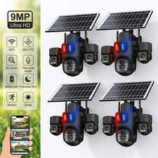 Solar Battery Powered Wireless WiFi Outdoor Pan/Tilt Home Security Camera System picture