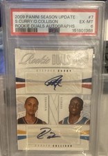 2009-10 Panini Season Update - Rookie Duals Signatures Stephen Curry, Darren... picture