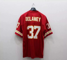Throwback #37 Delaney Jerseys Custom Names Red White Sewn Youth/Men Size S-6XL picture