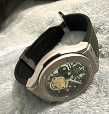 Original green hublot watch no box but used twice only great quality picture