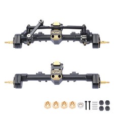 RCAWD Brass Hub Front Rear Portal Axles 3.0 Version for Axial SCX24 1/24 Series picture