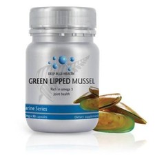 Deep Blue Health New Zealand Green Lipped Mussel Joint Health - 500mg x 90 Caps picture