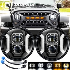 Newest 7-inch H6024 LED Headlights for Jeep Wrangler JK Unlimited JKU 2007-2018 picture
