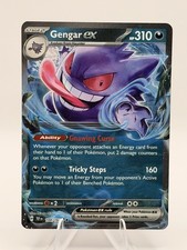 Pokémon TCG Gengar ex 104/162 SV05 Temporal Forces Double Rare Holo EN 310HP picture