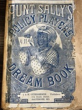 1898 Sally’s policy players dream book. Antique. Printed 1898 original copy. picture