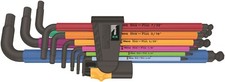Wera 950/9 Hex-Plus Multicolor 2 L-Key Set SAE 9 Pieces 05022640001 picture