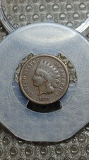 1872 Indian Head Cent Penny Original VG D775 picture