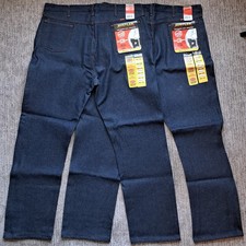 👖2 pair Deadstock NEW NOS NWT Vintage Rustler Advantage Jeans 100% Cotton 42x32 picture