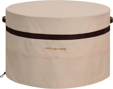 40 Inch round Fire Pit Cover, Heavy Duty Waterproof 600D Outdoor Cover for Fire picture