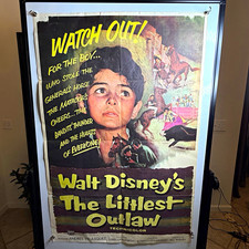 Vintage 1955 Walt Disney The Littlest Outlaw Original Movie Poster 27x41(#44) picture
