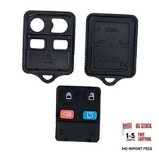 Keyless2Go Replacement for New Shell Case and 4 Button Pad for Remote Key Fob picture