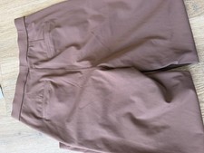 Halara Halo Tek Air Brown Pull On Pleated Front 4 Way Stretch Soft Size M picture